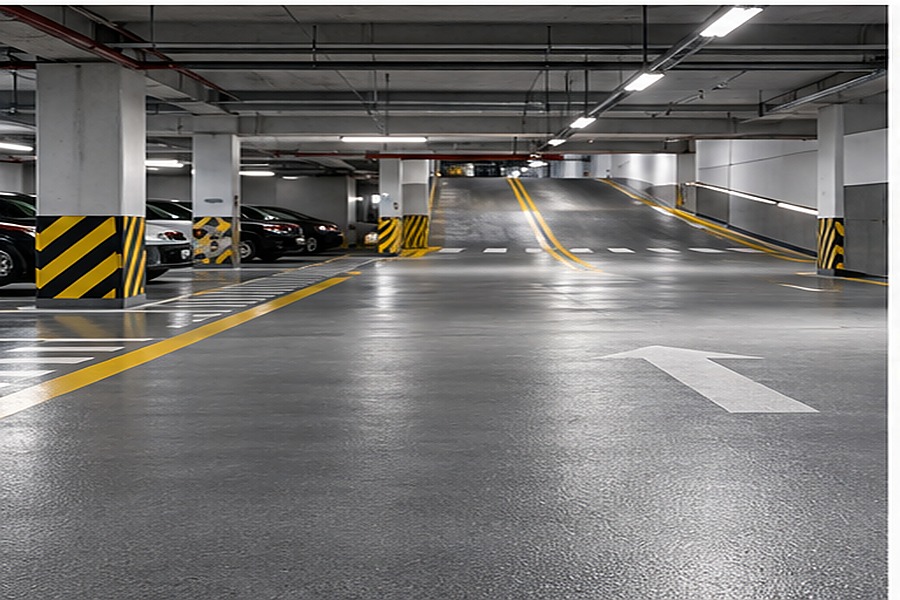 Otopark ve Rampa Kaymaz Zemin